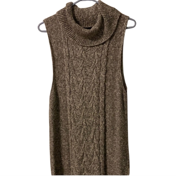 AB Studio Dresses & Skirts - AB Studio Sleeveless Cowl Neck Sweater Dress